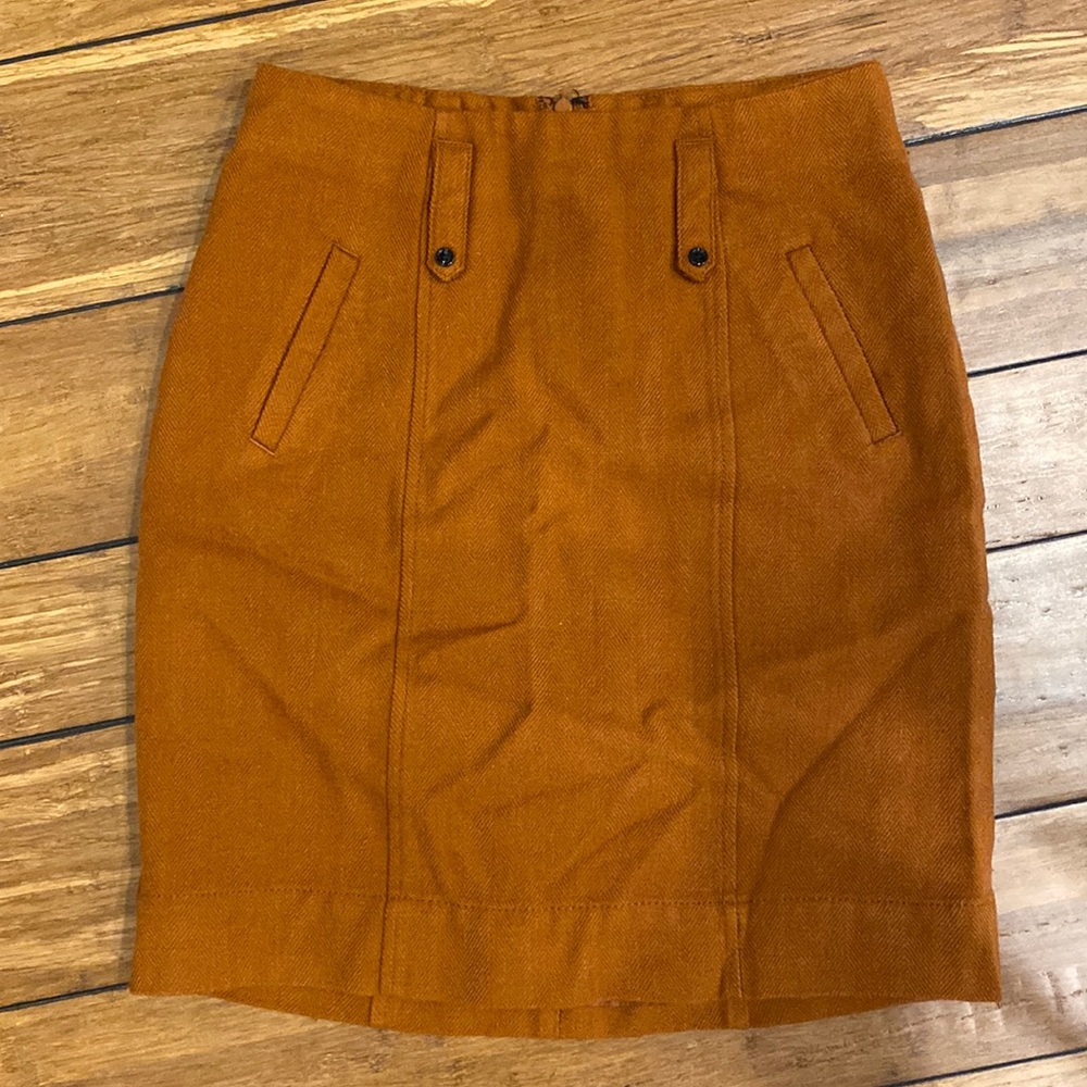 Merino Wool Mini Skirt